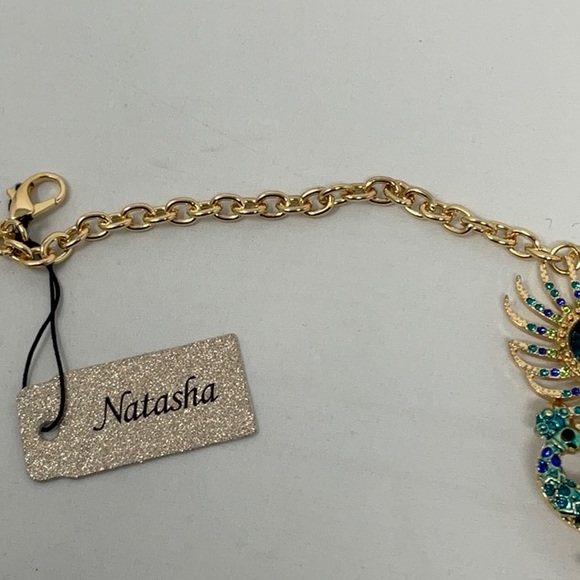 NWT fabulous Natasha Peacock Necklace - Picture 7 of 8